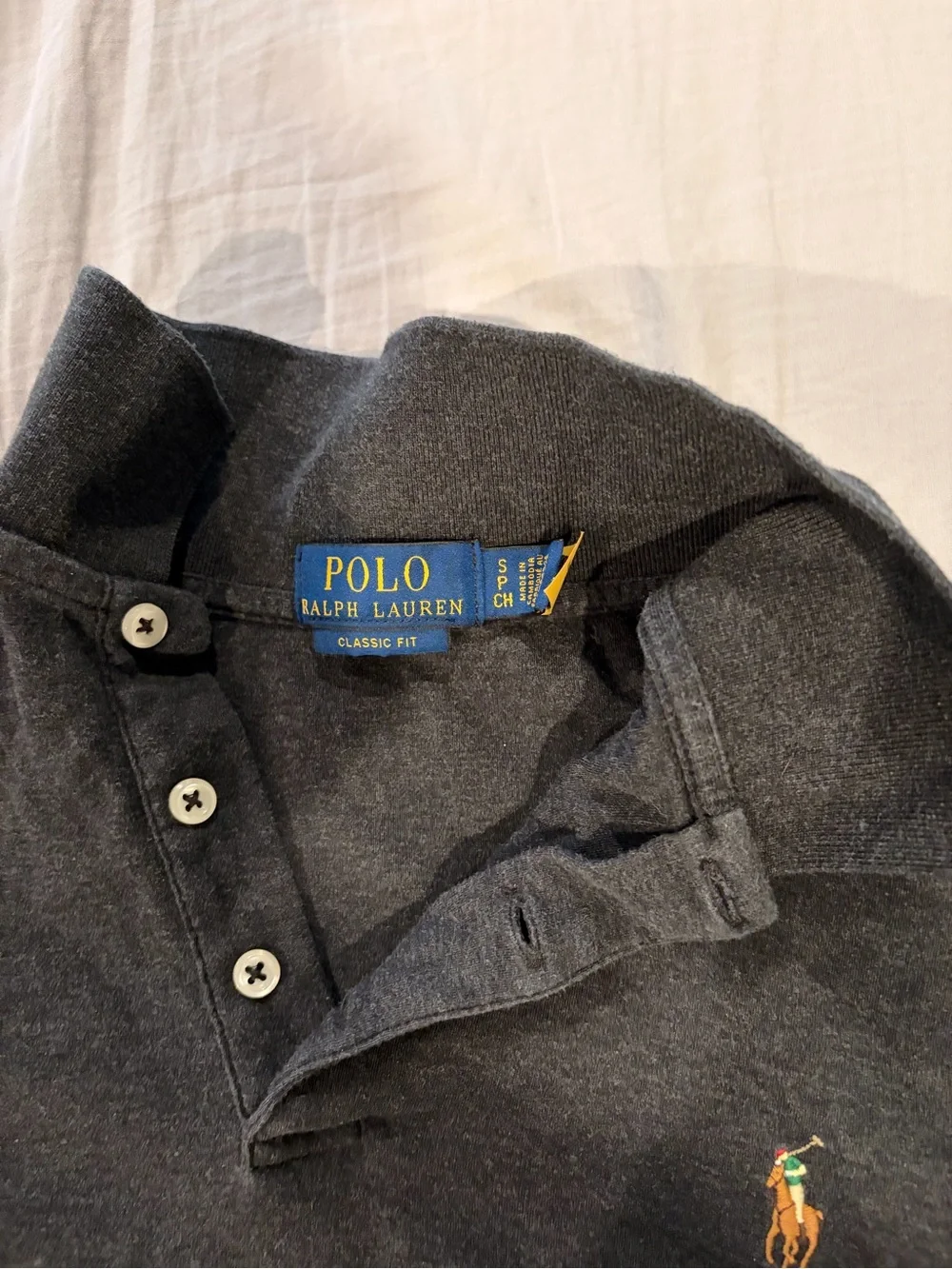 Ralph Lauren Men’s Charcoal Gray Polo